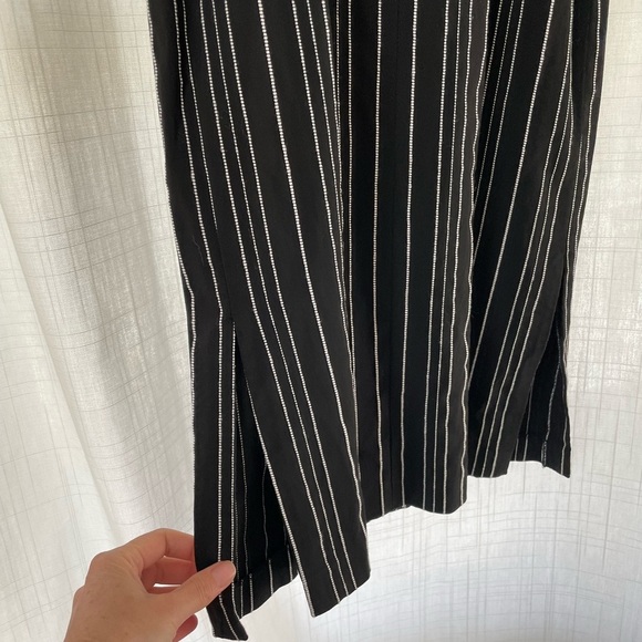 Express Little black and white striped dress size extra small. - Picture 8 of 8